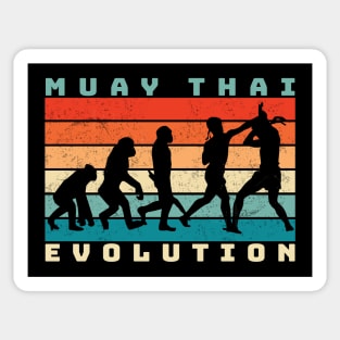 Muay Thai Evolution Clsssic Sign Sticker